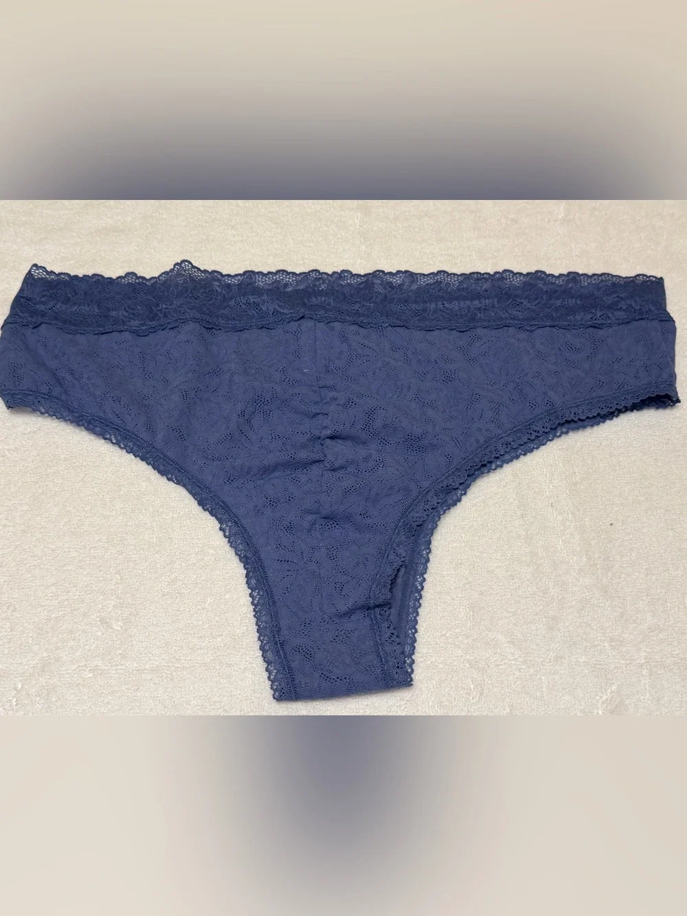 Cacique Lace Cheeky Panty in Blue